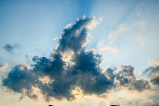 烏云 天空 天氣 傍晚 云彩