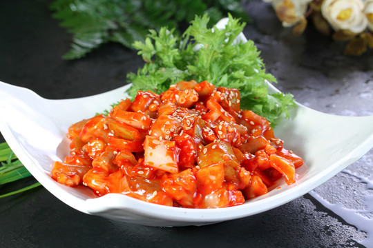 韓式拌魷魚(yú)