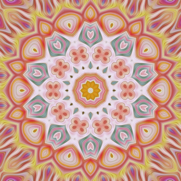 歐式花紋拼花 TIF無分層