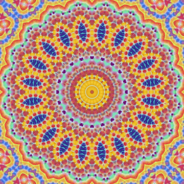 花型拼花 背景底紋 無(wú)分層