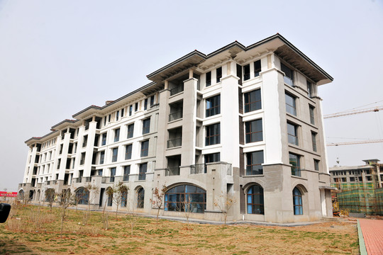 施工中建筑 建設中樓房