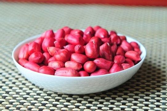 食材 花生 紅皮花生 養(yǎng)生