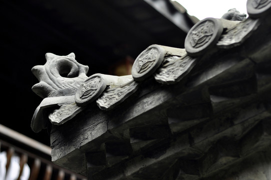 古建屋頂琉璃瓦