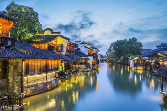 烏鎮(zhèn)夜景