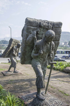茶馬古道城市雕塑