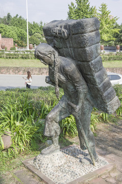 茶馬古道雕塑