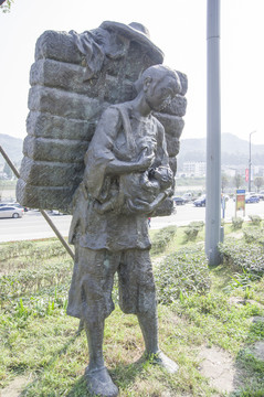 茶馬古道雕塑