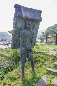 茶馬古道雕塑