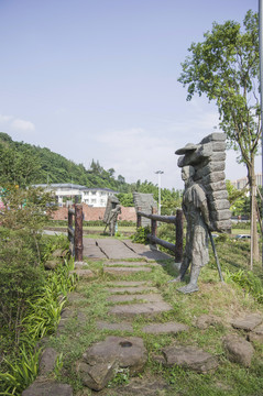 茶馬古道城市雕塑