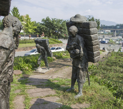 茶馬古道城市雕塑