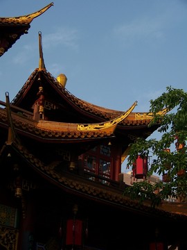 古建屋頂翼角
