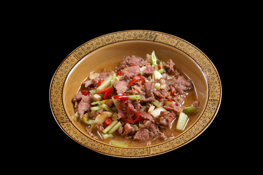 香芹炒黃牛肉