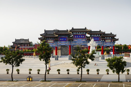 陜西西安樓觀鎮(zhèn)財神廟