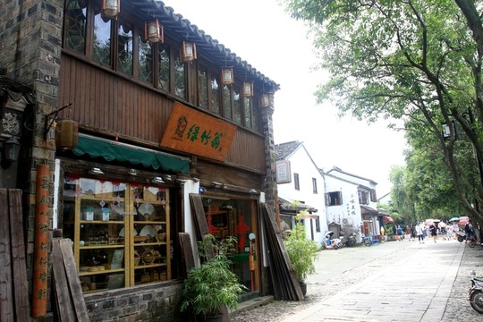 商鋪 街景 蘇州平江路