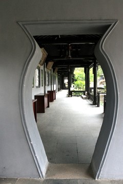 花瓶門 蘇州虹飲山房