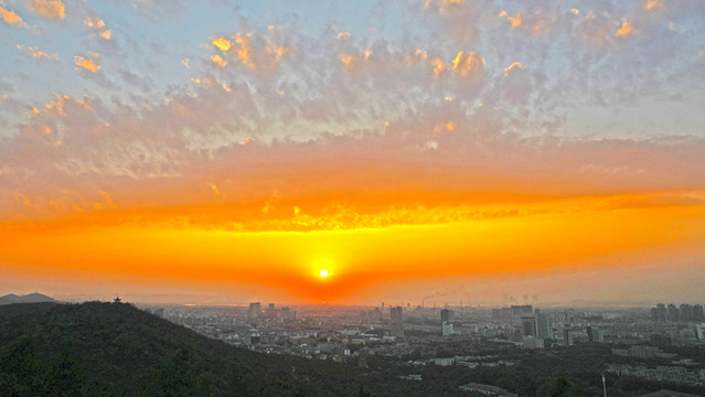 城市夕陽(yáng) 淮南風(fēng)光