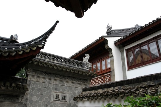 飛檐翹角 蘇州寒山寺