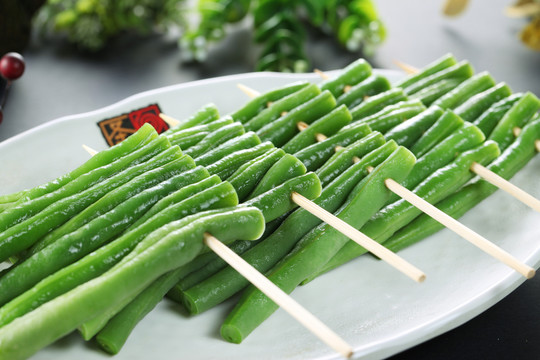 烤豆角串
