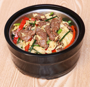 滑蛋牛肉飯