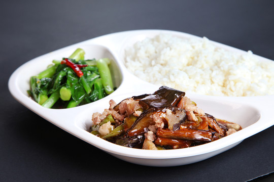 肉末咸魚茄子套餐