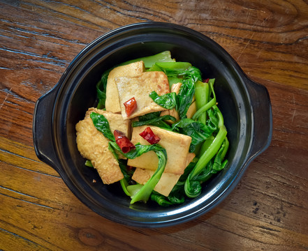 青菜豆腐
