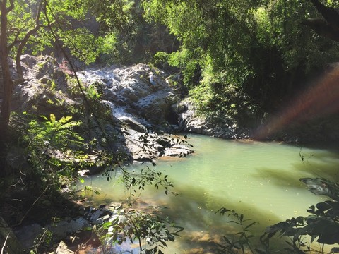 高山湖水