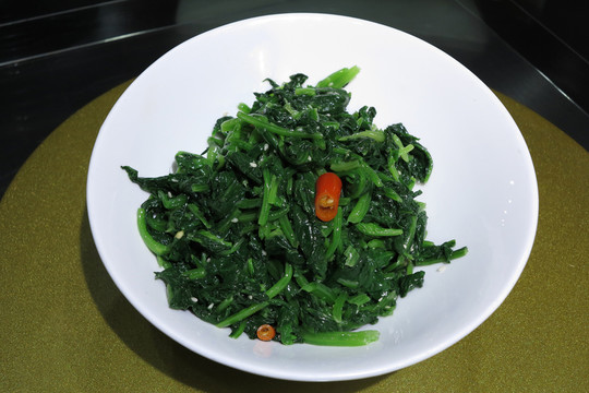 涼拌菠菜