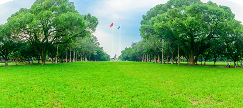 中大草坪 寬幅全景