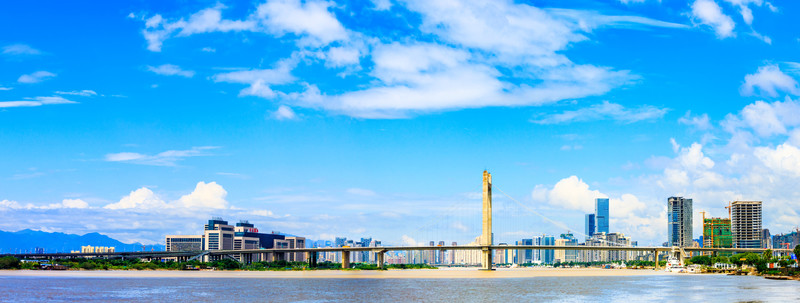 福州鼓山大橋全景