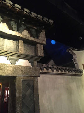 古代建筑賞月