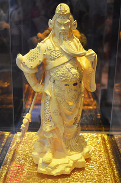關(guān)公玉雕塑