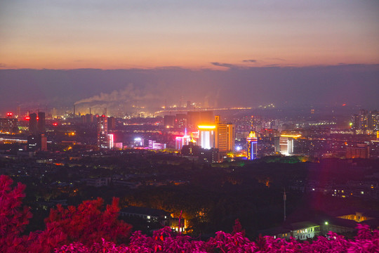 淮南城市夜景 大圖
