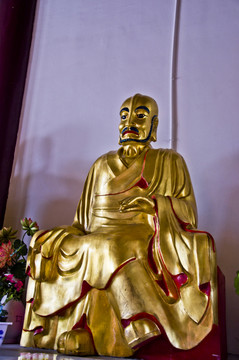 鍍金羅漢 佛像