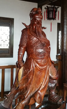 木雕關(guān)圣像