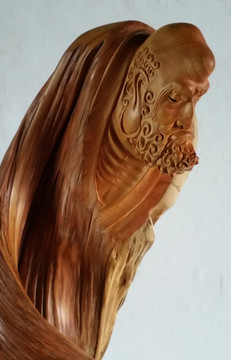 達(dá)摩祖師根雕造像