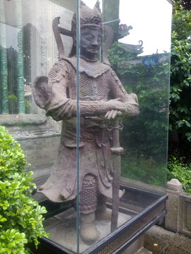 古代人物雕刻石像