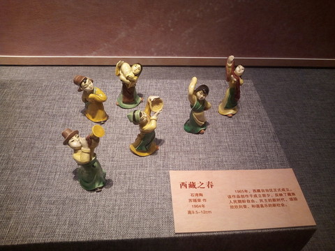雕塑西藏之春