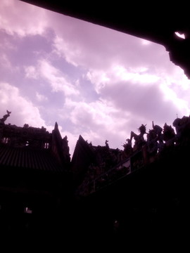 古建筑與天空