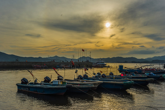 夕陽碼頭