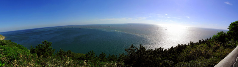 老鐵山黃渤海分界線
