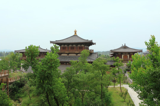 仿古建筑 遠(yuǎn)景