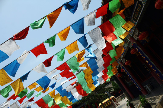 五彩經(jīng)幡