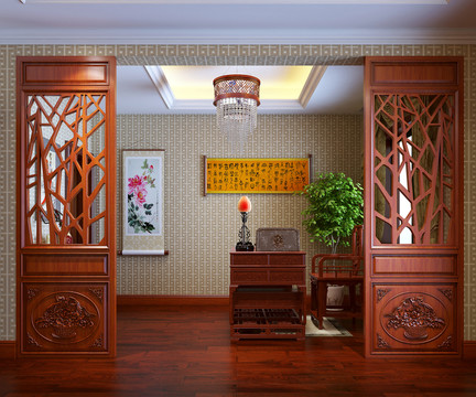 中式埡口屏風(fēng)