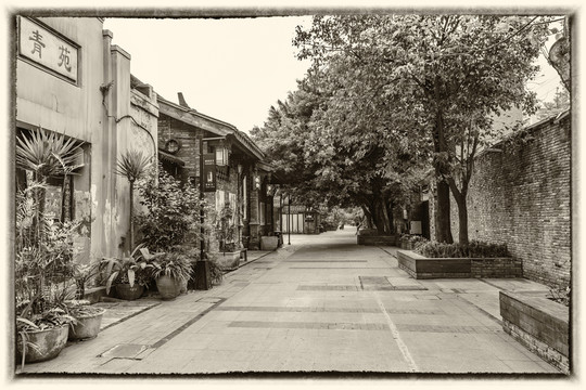 四川古鎮(zhèn)老街