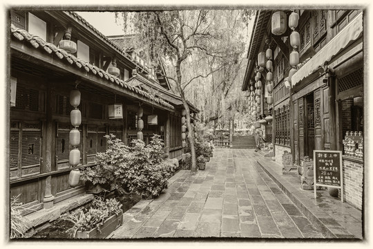 四川古鎮(zhèn)老街