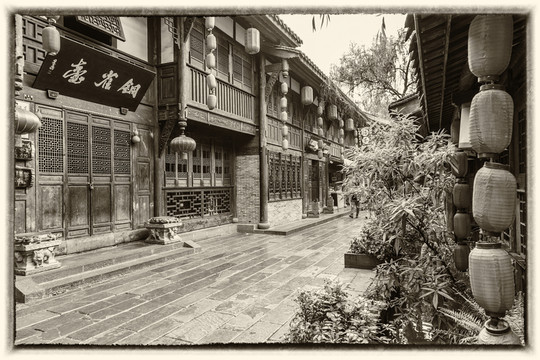 四川古鎮(zhèn)老街