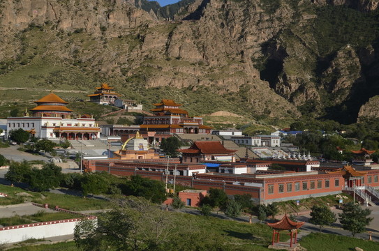 南寺風光 廣宗寺 阿拉善旅游