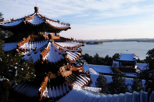 頤和雪景