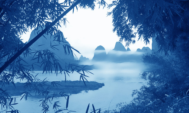 水墨漓江