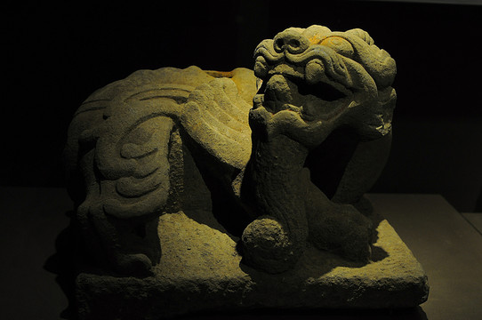 陵墓石刻 石獅
